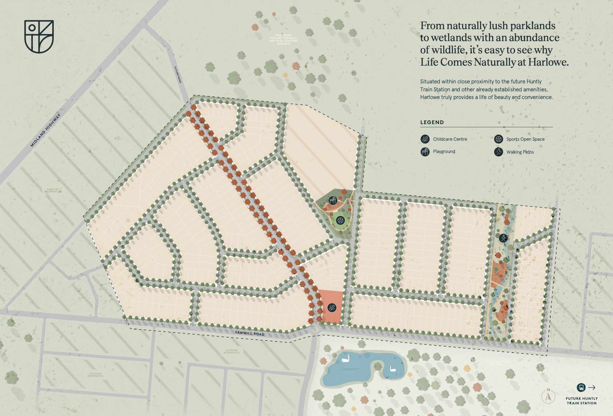 [Land for Sale] Harlowe Bendigo Estate, Huntly OpenLot